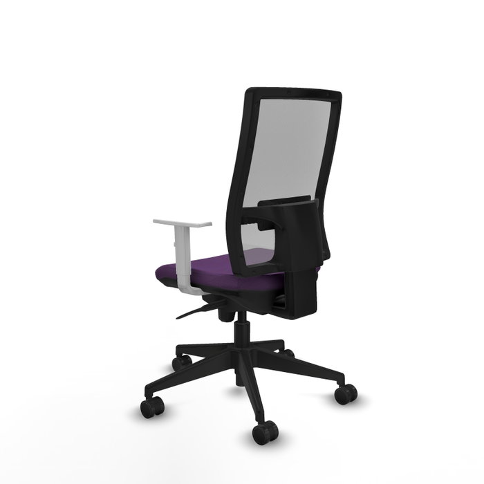PIQUERAS Y CRESPO Silla de oficina Horna con Mecanismo Sincro, Morado y Gris