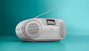 Philips TAZ2000S/10 Radio CD con Bluetooth y USB Plata