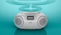 Philips TAZ2000S/10 Radio CD con Bluetooth y USB Plata