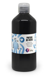 Pintura De Dedos Tcolors 500 Ml (Botella) Negro