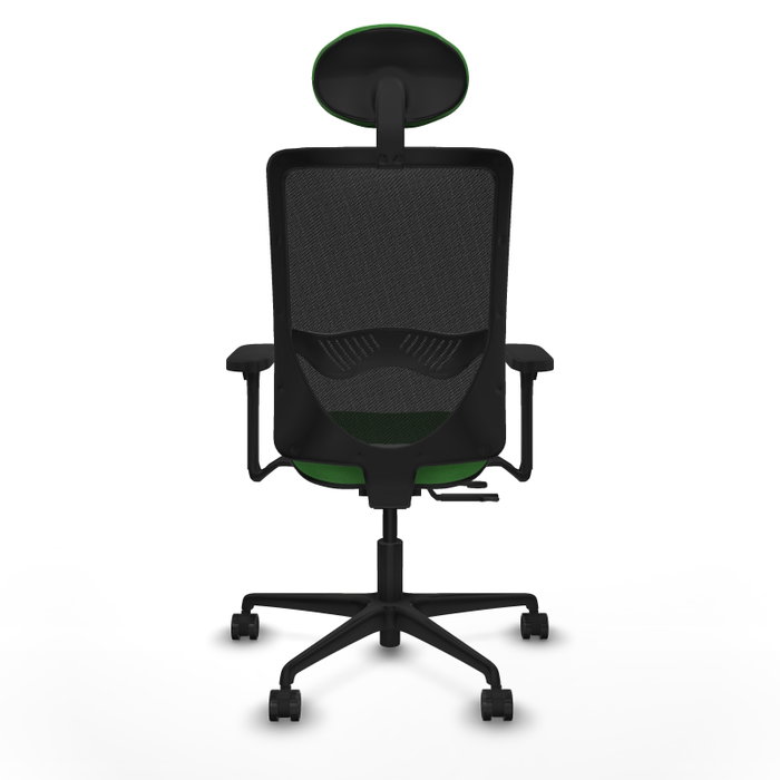 PIQUERAS Y CRESPO Silla de oficina Zulema Verde y Negro