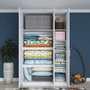 Hanah Home Armario BA104 - 1989 Blanco 145x239x55 cm Fabricado en Tablero de Partículas Recubierto de Melamina