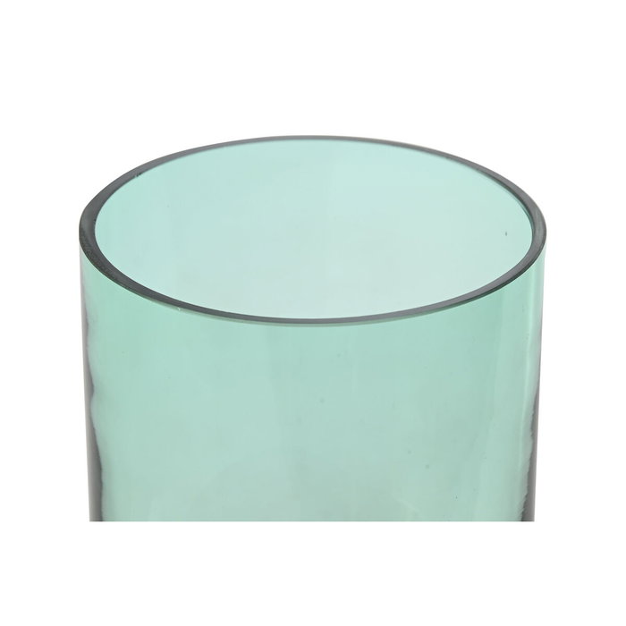DKD Home Decor Jarrón de Cristal Bicolor