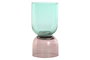 DKD Home Decor Jarrón Bicolor Cristal 10 x 21 x 10 cm