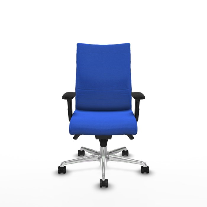 PIQUERAS Y CRESPO Silla Albacete Confidente Azul con Mecanismo Sincro
