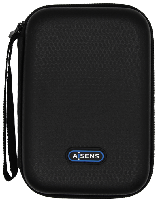 Aisens Estuche Protector para Disco Duro Externo y SSD 2.5, Negro ASBG-001-BK