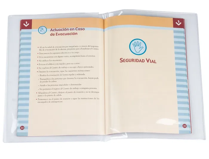 Saro Funda Portadocumentos PVC Transparente 180 micras 220x350mm para Doble Cuarto