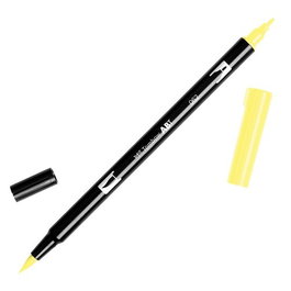 TOMBOW Rotulador Doble Punta Pincel Amarillo Pálido (Set de 6)