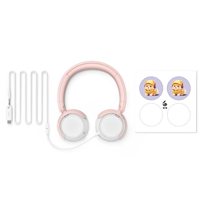 Philips TAK2000PK/00 Auriculares para Niños On-Ear Rosa