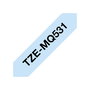 Brother TZe-MQ531 Cinta para Impresora de Etiquetas, Negro sobre Azul