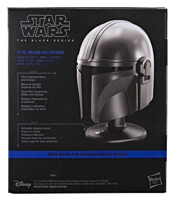Hasbro Star Wars: The Mandalorian & Grogu Black Series Minicasco The Mandalorian Hasbro Star Wars: The Mandalorian & Grogu Black Series Minicasco The Mandalorian