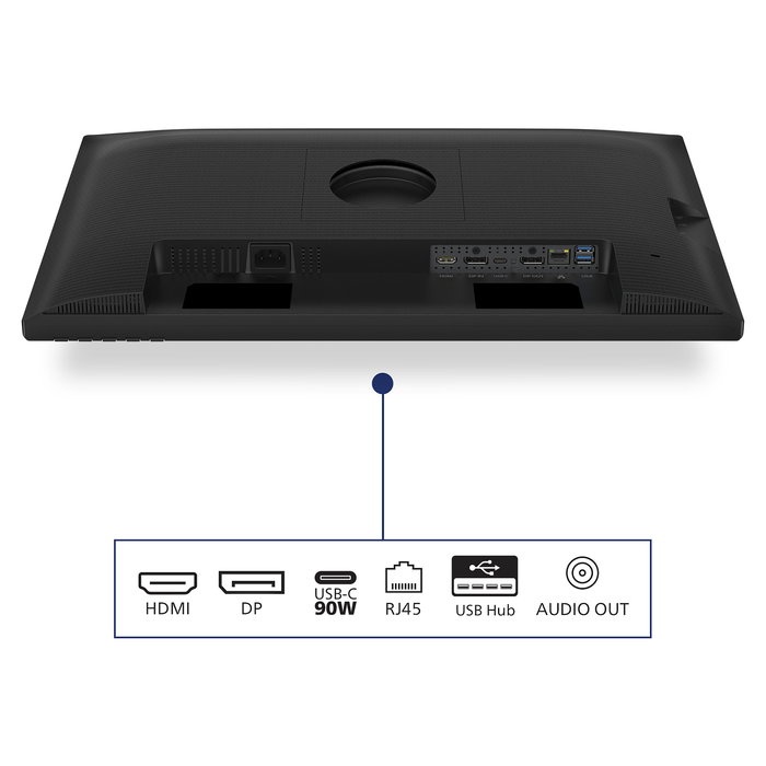 Philips Monitor 60.5 cm (23.8") 3000 Series 24B2U3301 - Full HD IPS, 120Hz, USB-C con 90W, Altavoces, HDMI, DisplayPort, Negro