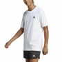 Camiseta de Manga Corta Hombre Adidas Essentials Blanco