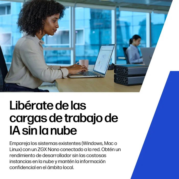 HP ZGX Nano G1n GB10 con 128 GB RAM y 2 TB SSD