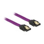 DeLOCK Cable SATA III 50 cm Púrpura 83691