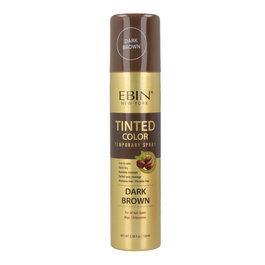 Ebin New York Tinted Color Dark Brown Spray 100 ml Spray de color temporal para cabellos coloreados