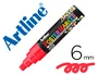 Artline EPP-6-ROJ Rotulador para carteleria, punta redonda 6 mm, color rojo