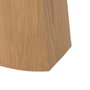 Ixia Mesa de Comedor Blanco-Natural con Tablero Cerámico