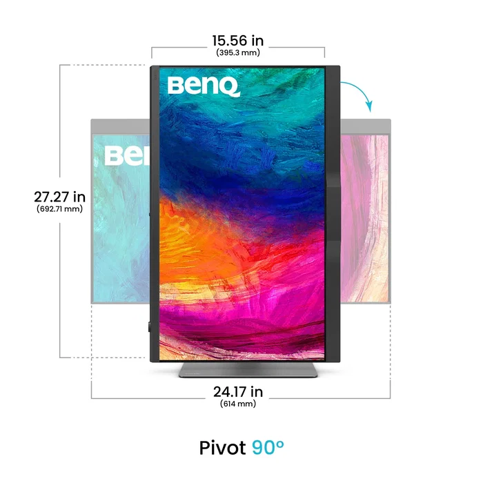 BenQ PD2770U Monitor Profesional 27 Pulgadas 4K UHD IPS