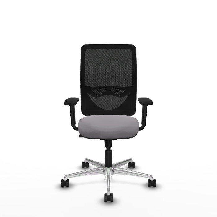 PIQUERAS Y CRESPO Silla de oficina Zulema con mecanismo Sincro, Gris y Negro PIQUERAS Y CRESPO Silla de oficina Zulema con mecanismo Sincro, Gris y Negro