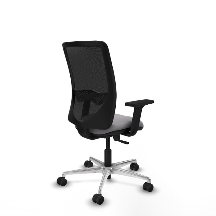 PIQUERAS Y CRESPO Silla de oficina Zulema con mecanismo Sincro, Gris y Negro PIQUERAS Y CRESPO Silla de oficina Zulema con mecanismo Sincro, Gris y Negro