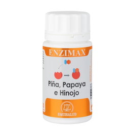 Equisalud Enzimax Piña, Papaya e Hinojo Holofit 50 cápsulas