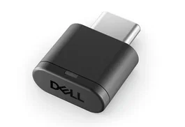 Dell HR024 Receptor de Audio Bluetooth USB-C, Compatible con Auriculares Inalámbricos WL3024, Repuesto, Negro