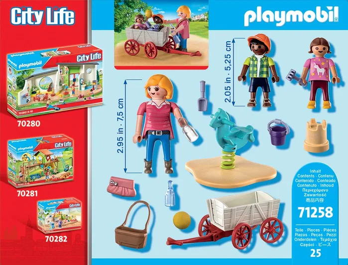 Playmobil City Life 71258 Starter Pack Educadora con Carrito Playmobil City Life 71258 Starter Pack Educadora con Carrito