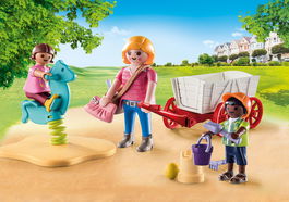 Playmobil Starter Pack Educadora Con Carrito y Accesorios para Juego de Rol
