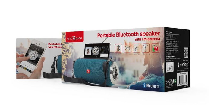 GEMBIRD SPK-BT-17-G Altavoz Portátil Estéreo Verde 5 W