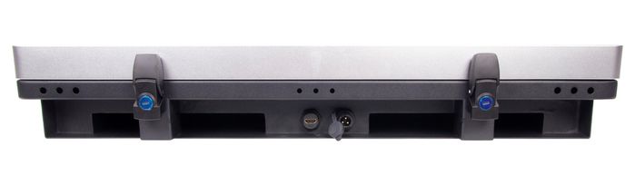 Ernitec Monitor 65" 4K UHD 24/7 a prueba de vandalismo y agua para piscinas públicas con soporte de pared exterior