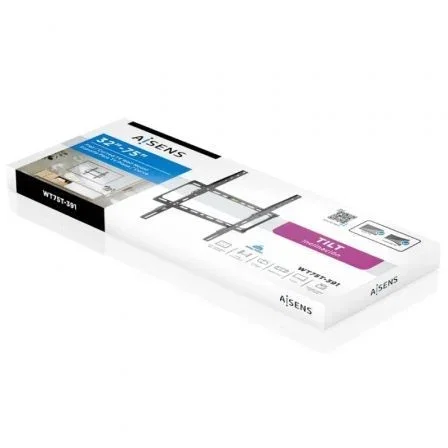 Aisens Soporte Pared Inclinable WT75T-391 para Monitores y TV de 32 a 75 Pulgadas, Carga Máxima 45kg, Negro Aisens Soporte Pared Inclinable WT75T-391 para Monitores y TV de 32 a 75 Pulgadas, Carga Máxima 45kg, Negro