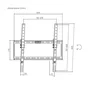 Aisens Soporte de Pared Inclinable WT75T-391 para 32-75 pulgadas