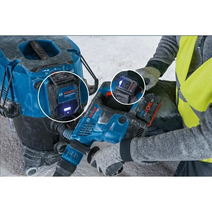 Bosch Professional 1600A02GF1 Kit de Accesorios de Arranque Automático para Aspiradoras GCA 30-42 y GCT 30-42