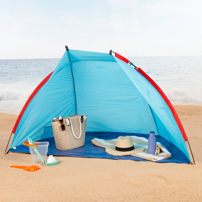 Paravientos y carpa de playa para 2 personas con suelo y bolsillo Paravientos y carpa de playa para 2 personas con suelo y bolsillo