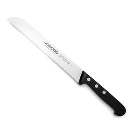 Arcos Cuchillo Panero Serie Universal 200 mm Acero Inoxidable Nitrum Mango Polioximetileno Negro