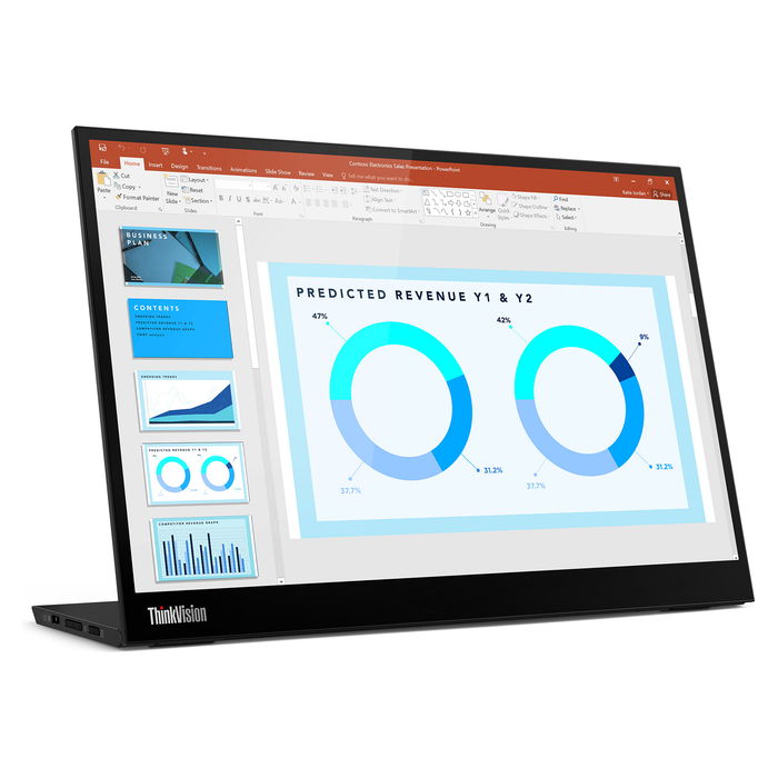 Lenovo ThinkVision M14d Monitor Portátil 14" 2K IPS USB-C Antirreflectante