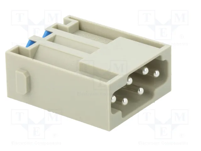 HARTING Han E Quick-Lock módulo macho de 6 pines