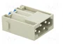 HARTING Han E Quick-Lock módulo macho de 6 pines