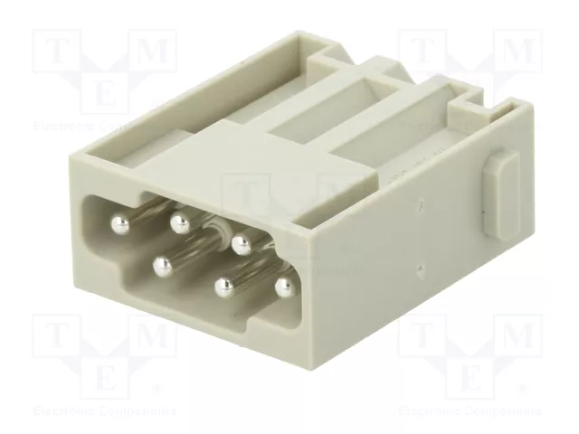 HARTING Han E Quick-Lock módulo macho de 6 pines