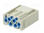 HARTING Han E Quick-Lock módulo macho de 6 pines
