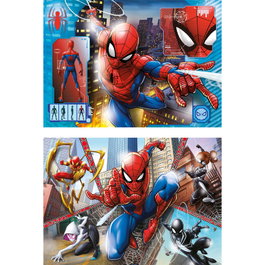 Clementoni Puzzle Spiderman Marvel 2x60 Piezas