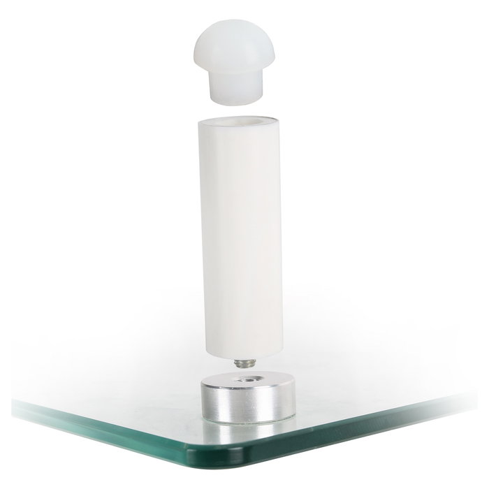 EQUIP Mesa de monitor con altura regulable de cristal templado, capacidad 20 kg, color negro EQUIP Mesa de monitor con altura regulable de cristal templado, capacidad 20 kg, color negro