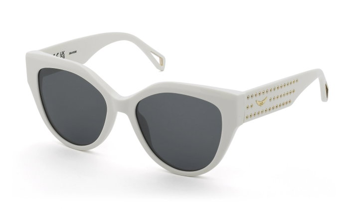 Zadig&Voltaire SZV458V5403GF Gafas de sol Beige y Gris Zadig&Voltaire SZV458V5403GF Gafas de sol Beige y Gris
