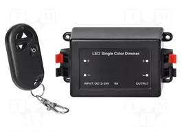VIRONE Atenuador LED 12÷24VDC 8A con mando a distancia