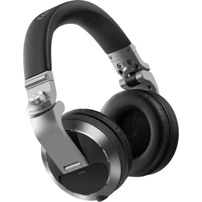 Pioneer DJ Auriculares DJ HDJ-X7-S Plateados Con Cable Resistentes a la Intemperie Pioneer DJ Auriculares DJ HDJ-X7-S Plateados Con Cable Resistentes a la Intemperie