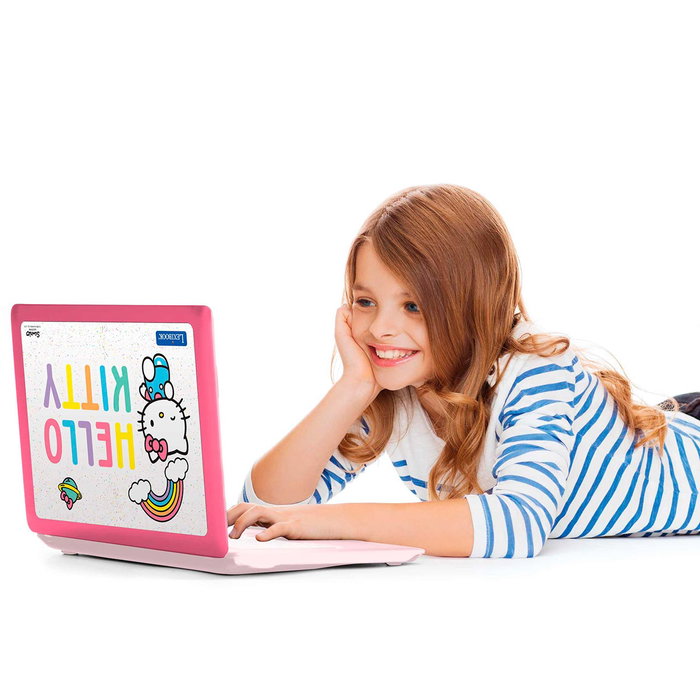 Lexibook Ordenador Portátil Hello Kitty JC598HKI2 Bilingüe Español/Inglés con 124 Actividades Educativas