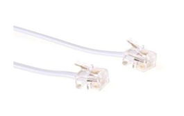 MicroConnect Cable Módem/Teléfono RJ11 a RJ11 6P/4C 2m MPK182W