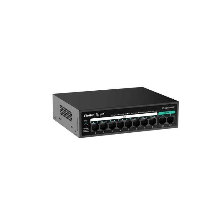 Ruijie Networks RG-ES110FG-P Switch No Administrado L2 con PoE Ruijie Networks RG-ES110FG-P Switch No Administrado L2 con PoE