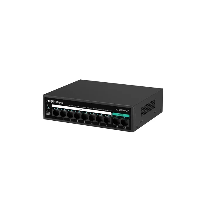 Ruijie Networks RG-ES110FG-P Switch No Administrado L2 con PoE Ruijie Networks RG-ES110FG-P Switch No Administrado L2 con PoE